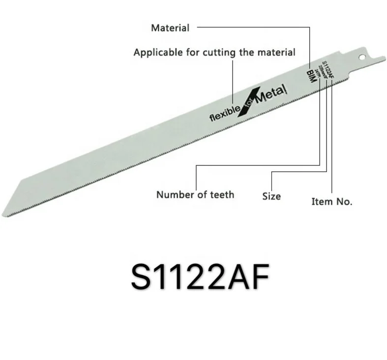 
Same as Bosch S1122VF 225mm bimetal cutting reciprocating saw blades pallet dismantling 