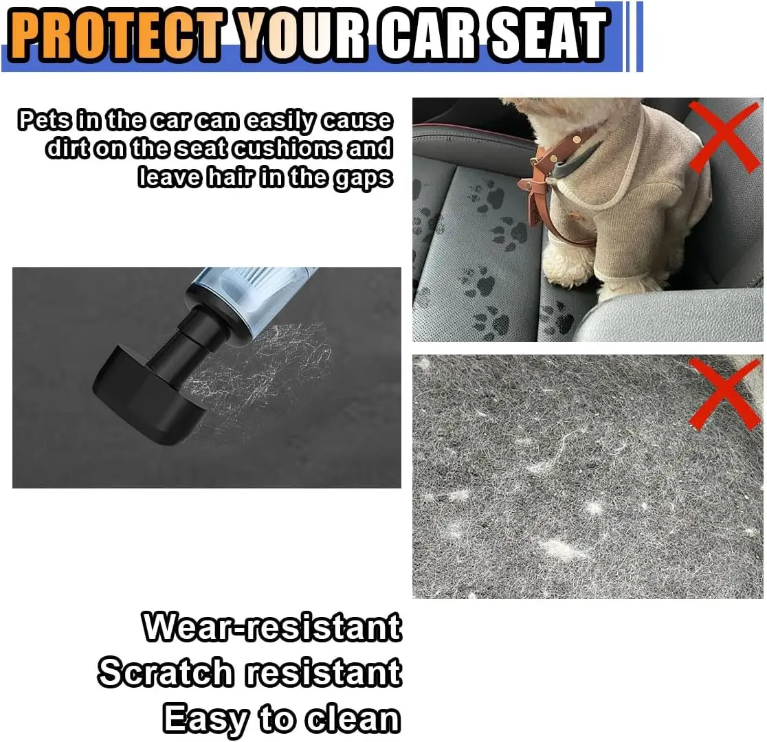 Car Back Seat Cover for Dogs Waterproof Scratchproof 600D Heavy Duty Car Bench Protector Nonslip Dog Back Seat Cover Bed