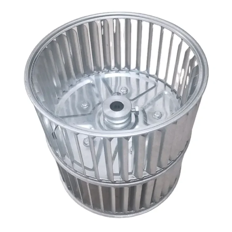 Double Inlet Centrifugal  Fan Impeller Blower Wheel Double Tuyere Cabinet Fan Galvanized Sheet Fan Impeller