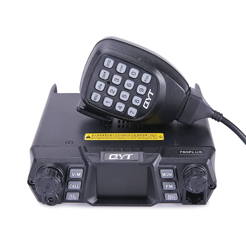 100W VHF с одной полоской 136-174 МГц quad ожидания цветной экран QYT KT-780Plus мобильное радио