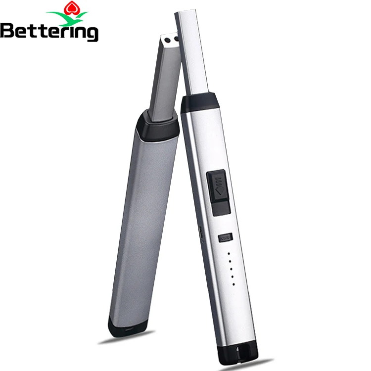 kitchen cook electronic bbq single arc spark usb electric rechargeable long gas stove candle grill oven torch lighter ignitor