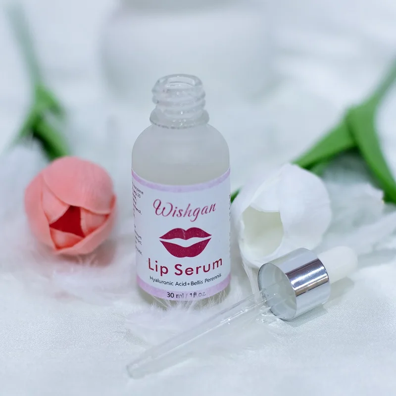 Customizable Logo Lip Essence with Ultra-Low Minimum Order Hyaluronic Acid and Collagen to Fade Lip Lines and Moisturize Lips