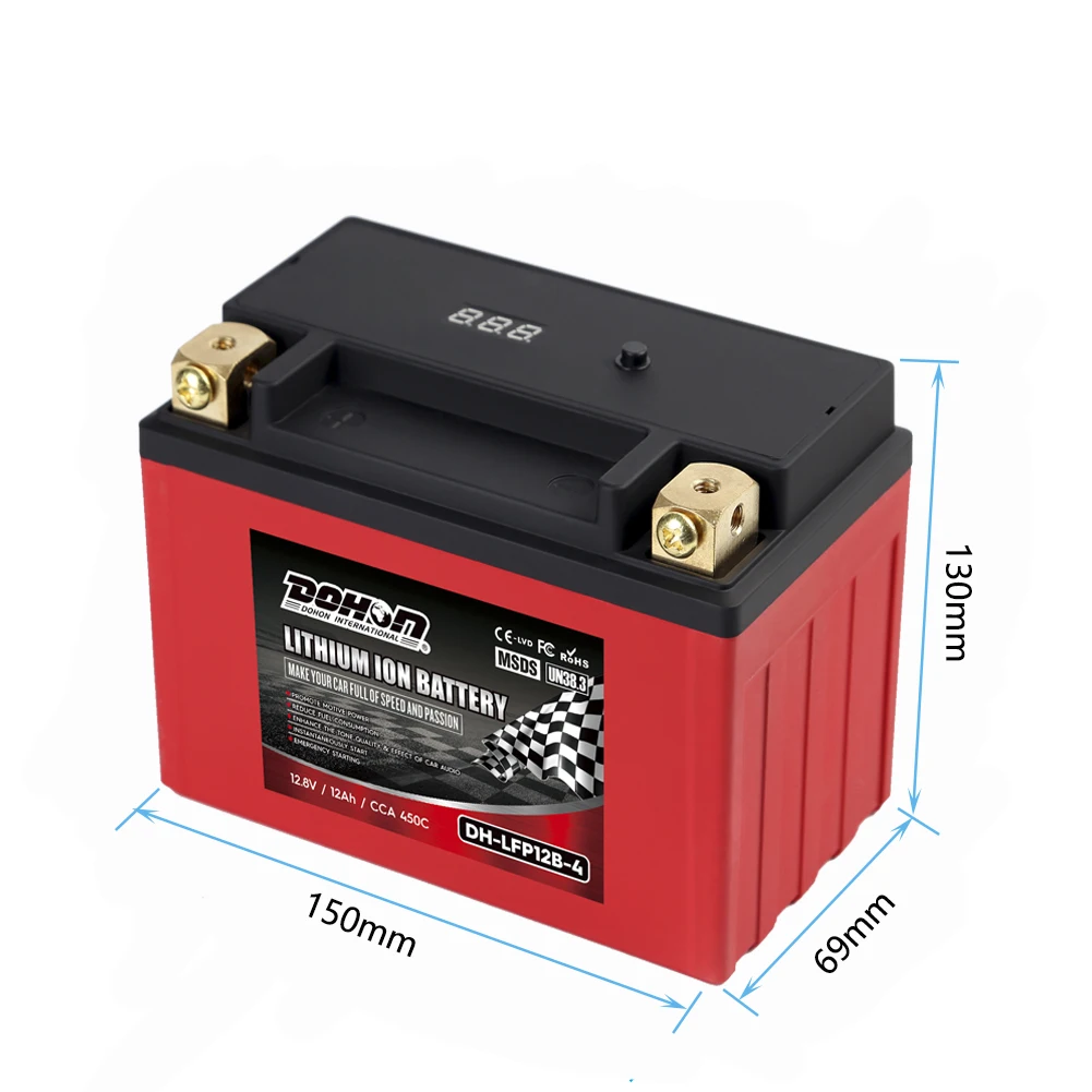 12v 40ah Car Battery For Manufacturing Plant lithium battery motorcycle storage lifepo4 motorcycle batteries