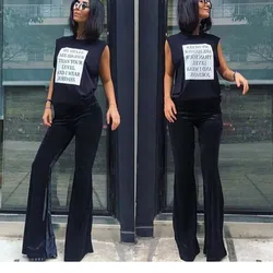 Dropshipping Vintage Golden Velvet High Waist Elastic Velvet Flare Pants Pants Women Trouser