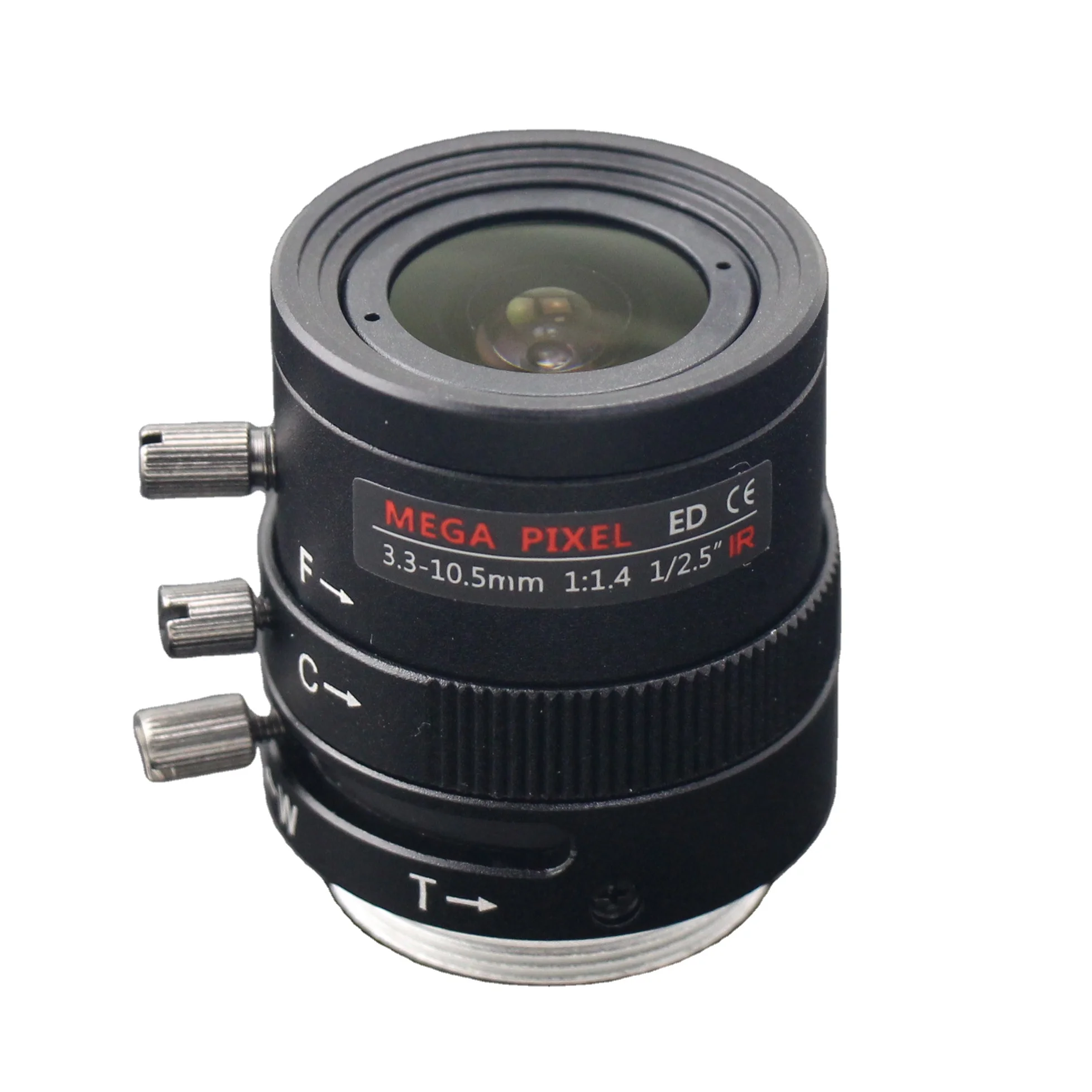 High Resolution competitive cctv lens 2021 new lens 3.3-10.5mm Varifocal Manual iris CCTV Lens