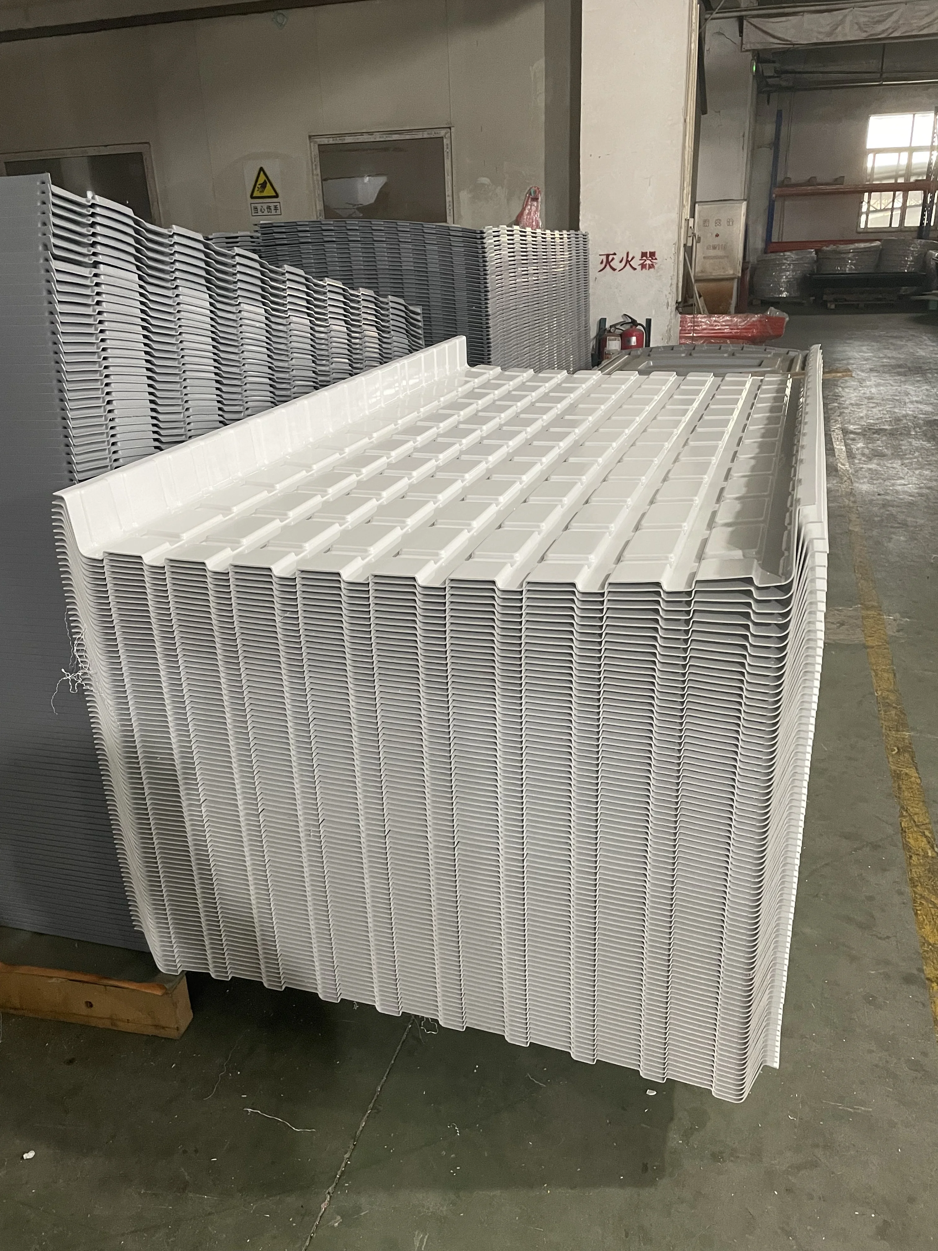 4x6 4x8  White Trays Ebb&Flow Hydroponics Plastic Grow Trays For Greenhouse