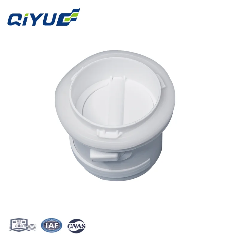 Qiyue Manufacturing Best Price   ABS Air Distribution Box Bearing Plug-in (with air valve) for Air Duct System