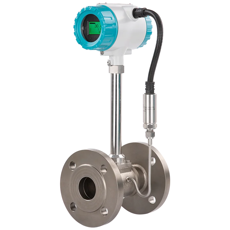 ATEX Certificated nitrogen gas flow meter co2 gas flow meter vortex flow meter