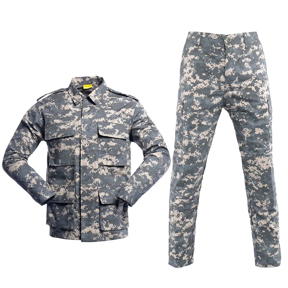 Custom BDU Combat Suit Men Outdoor Hunting US Camo Assault Tactical Uniform