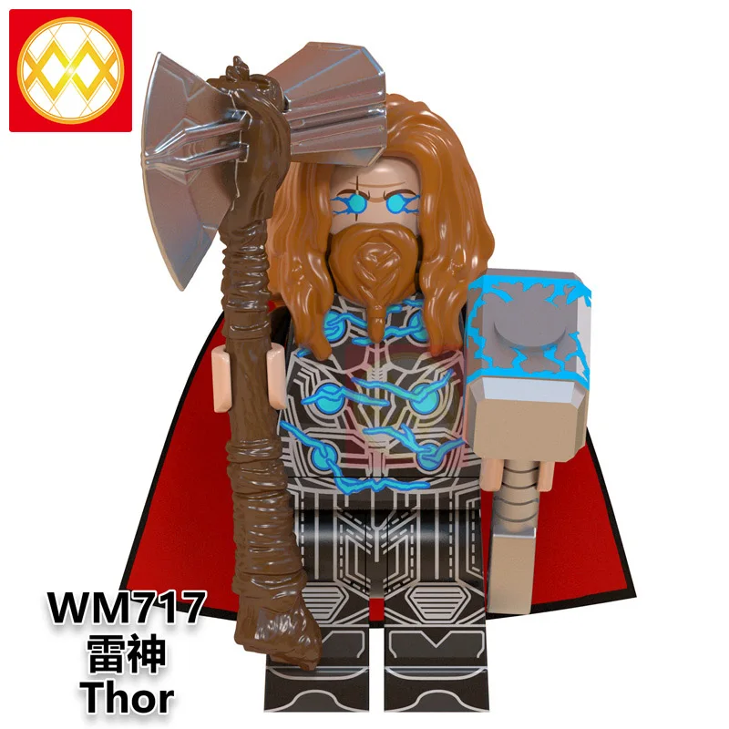  WM6063 супер герой Marvel 4 финальная игра Капитан ТОР антман васп алый ведьма Доктор Странный фильм строительство Blcoks детские