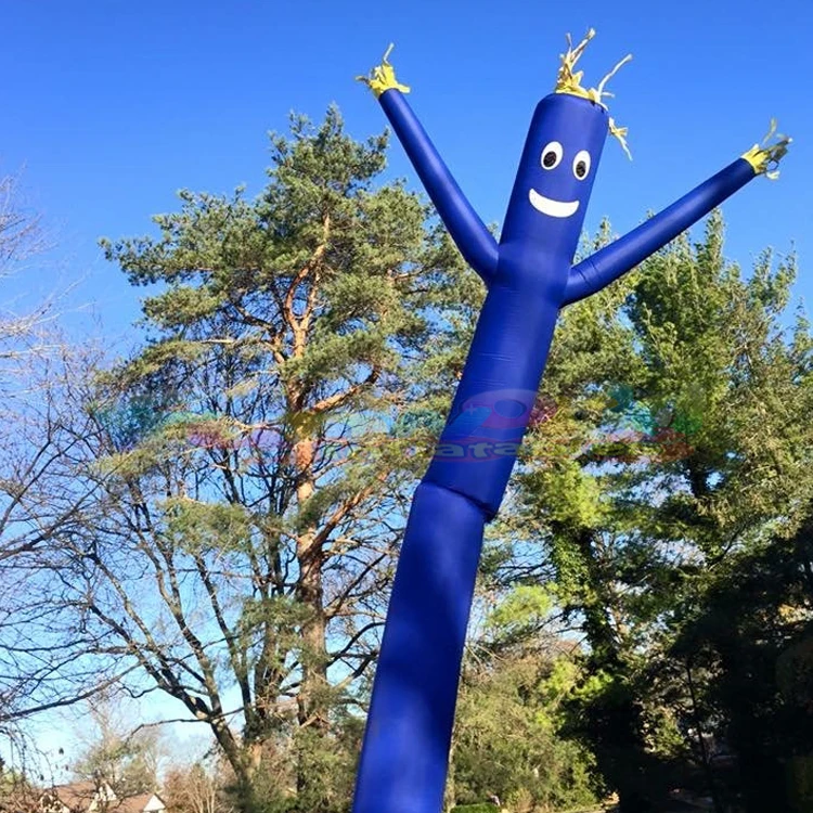 Outdoor party event waving man sky puppet car wash dancing balloon flailing arm guy inflatable purple air dancer