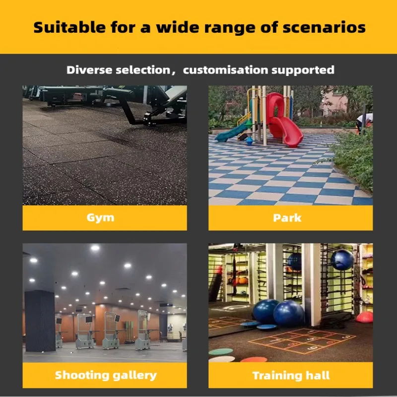 High Density Interlocking Gym safe floor indoor pvc vinyl ballet studio dance room flooring composite rubber tile