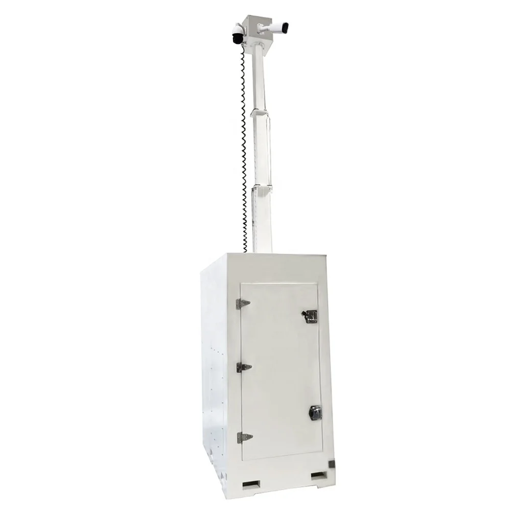 China Manufacturer CCTV Mobile Surveillance Mobile Light Tower for Mine Monitoring