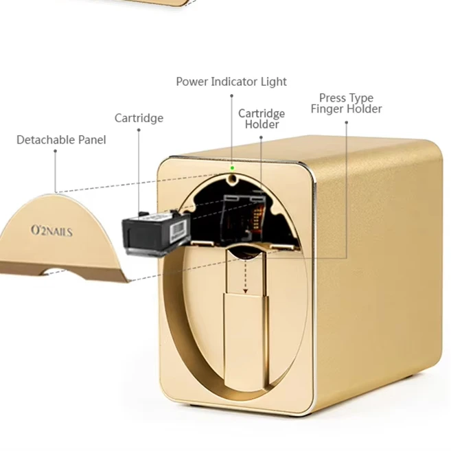 O2NAILS умный принтер для ногтей художественная машина для DIY ногтей печать 3d автоматический принтер для ногтей