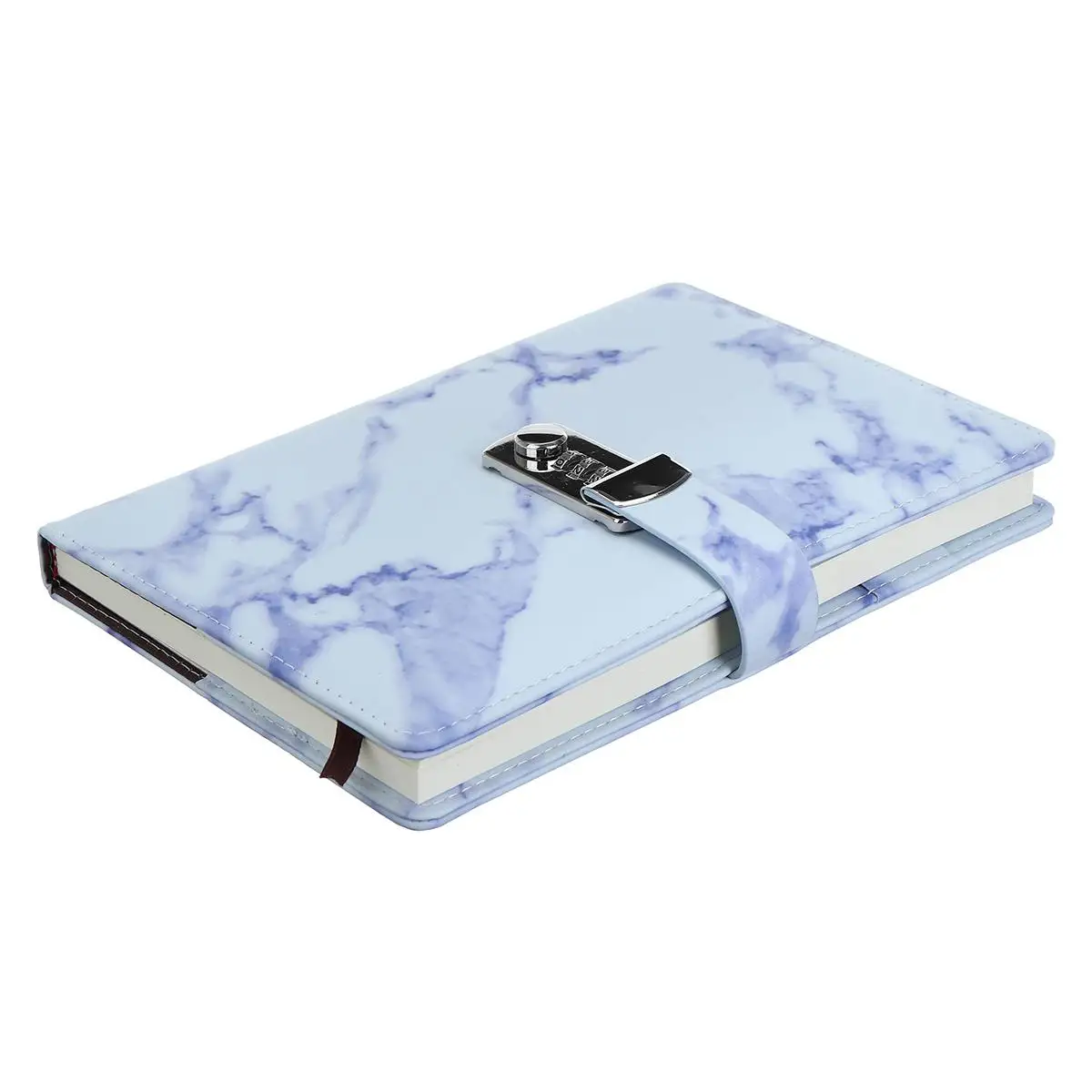 Unique Products Meeting Organizer Notebook 2021 A5 Password Notebook With Lock Marble Notebook