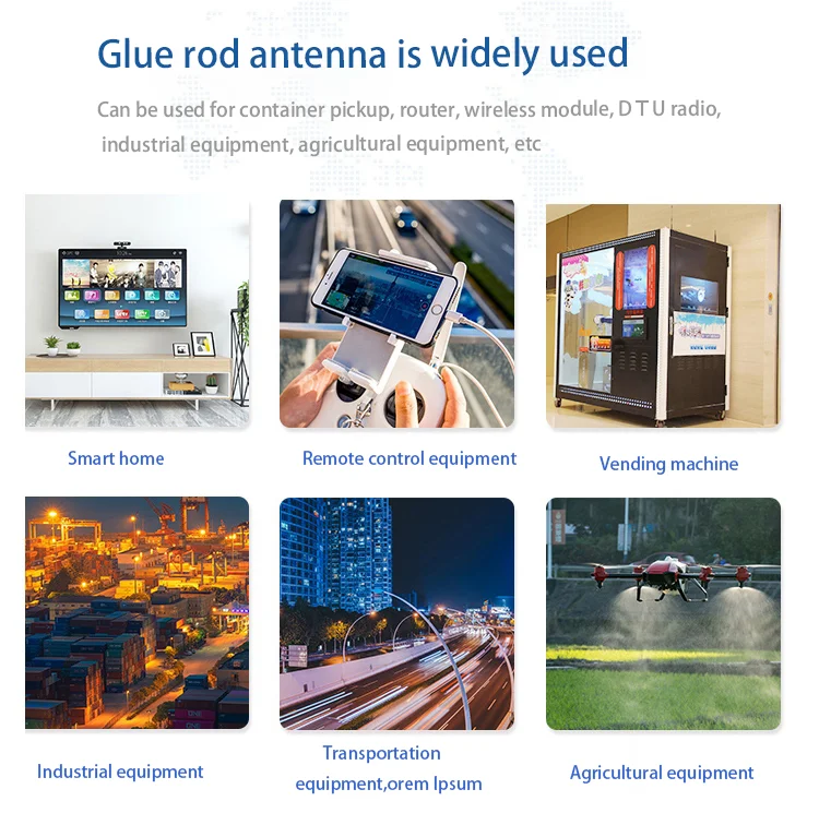 Yingshun High gain router antenna 5dBi with SMA rubber antenna