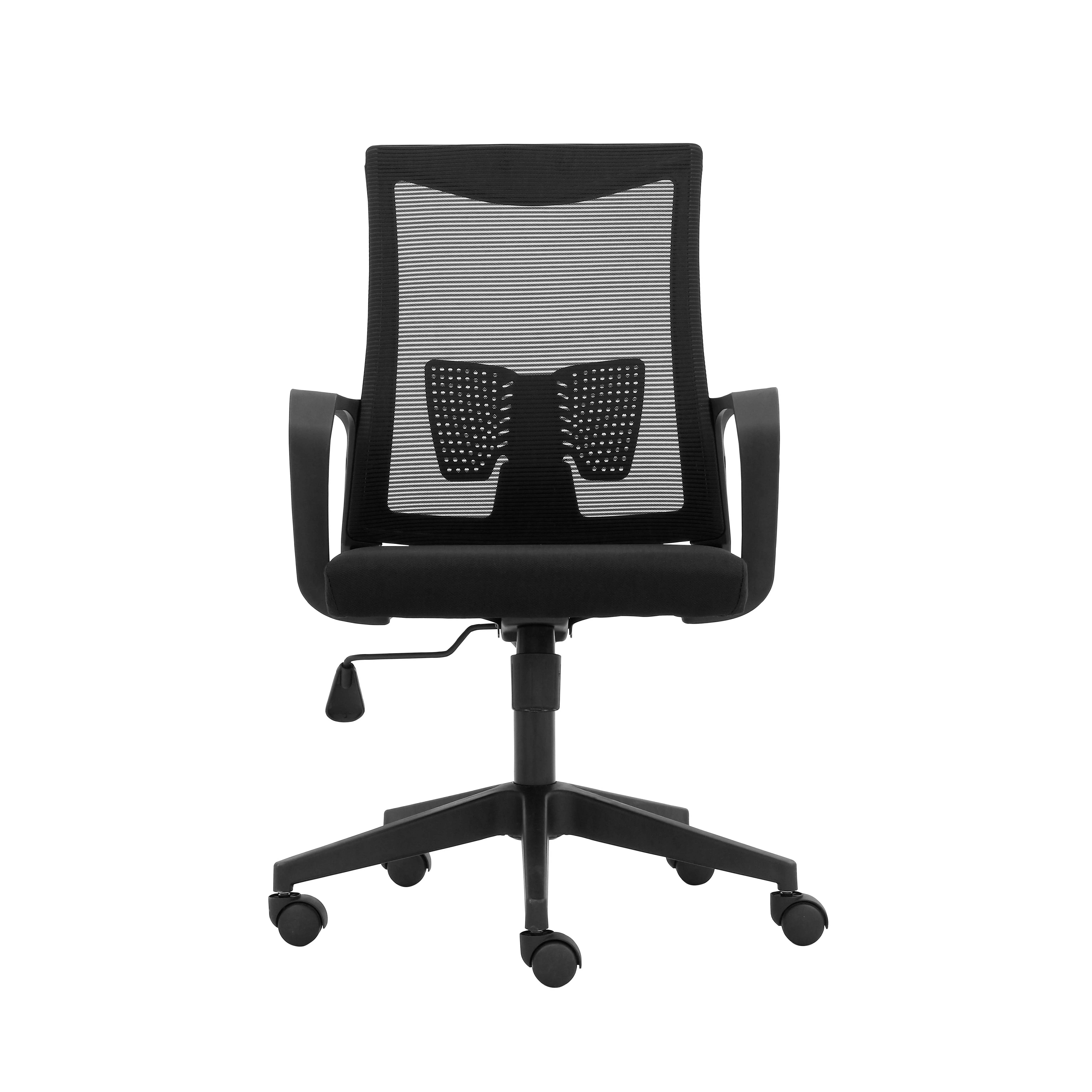 2024 Small Mesh Fabric Staff Office Chair Contemporary Design Style 150kg Capacity