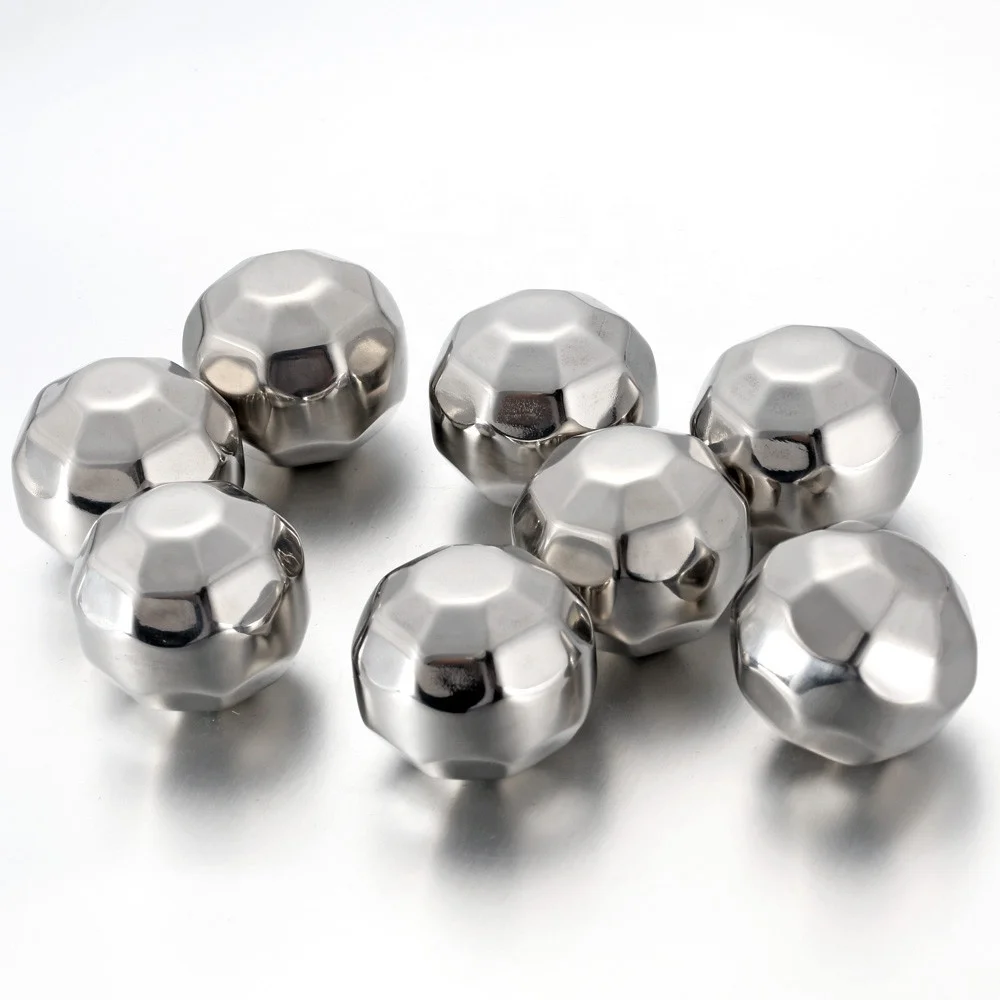 Stainless Steel Ice Cubes,Chilling Rocks & Tongs Gift Box Packaging Whiskey Stone Set for Ice Drinks