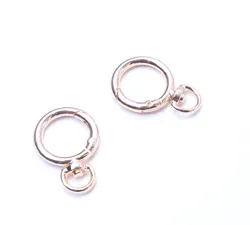 Quality case and bag accessories round alloy rotating ring metal hook bag wholesale dog buckle free samples bags buckle