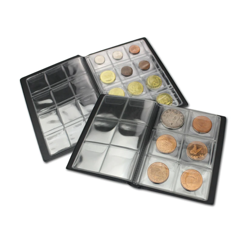 
Альбом для монет 120 проемов, Профессиональный индивидуальный альбом для коллекционирования книг 