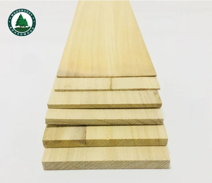 Finger Jointed Laminated Board FSC CE Certificated 25mm and 40mm Pine Poplar Fir Spruce Paulownia Wood Sale WESTERN WINDOW Piano