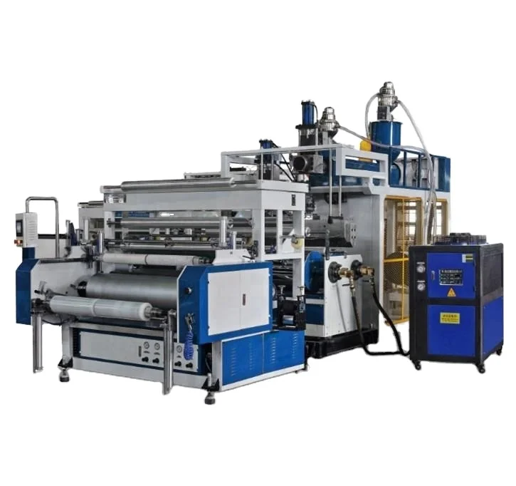 Automatic Double Layers Lldpe Cling Film Stretch Plastic Film Machine