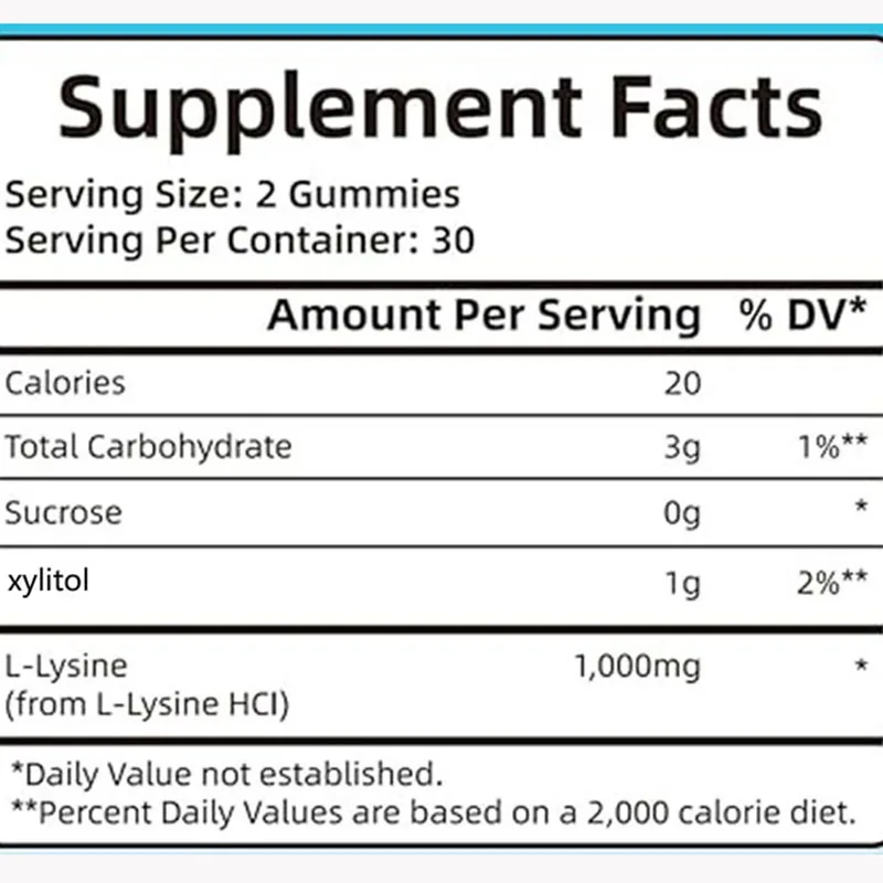 Заводские поставки Lysine Gummies Amazon Лидер продаж добавки для взрослых прямые с завода
