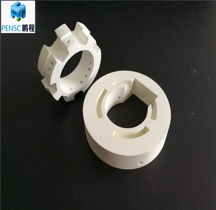High quality Environmentally friendly HBN boron nitride ceramics insulator tube ring plate pollution free and high-performance