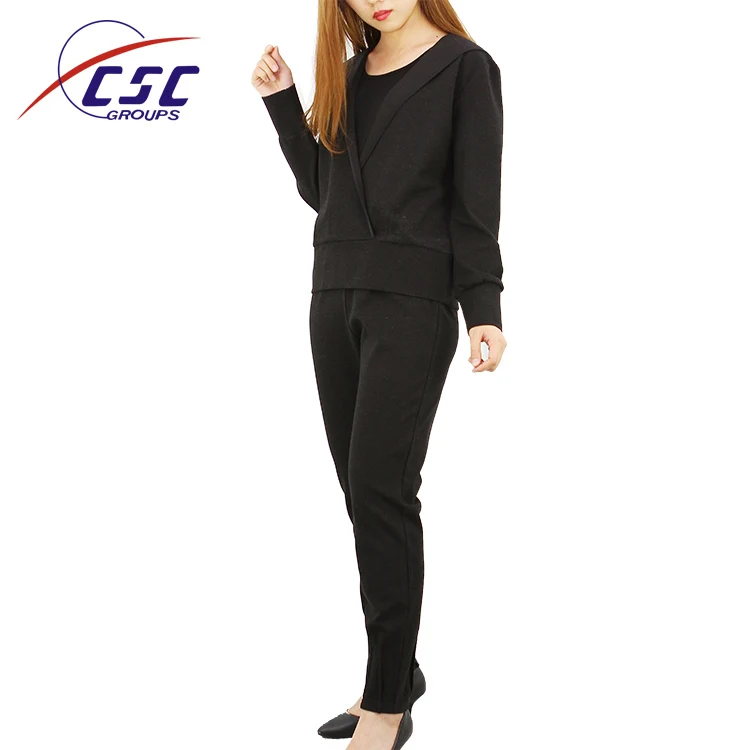 
High quality breathable anti-wrinkle fashionable ladies hooded shrug blouse 