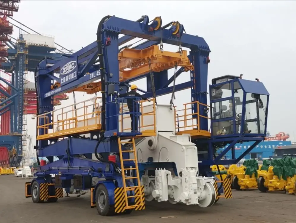40 ton container straddle truck tire gantry crane