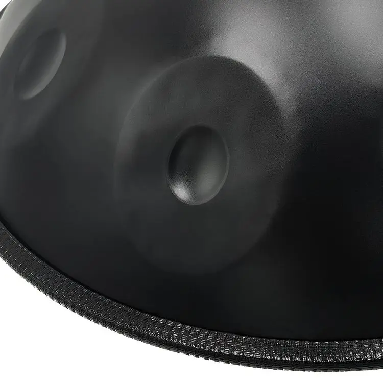 ASTEMAN Handpan Pure Land-Series Black 10 Note Chinese Music Quenching Process Handpan Drum Set Musical Instrument