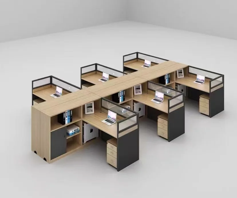 Modern Office Furniture Modular Desk Workstation System For 2 Person