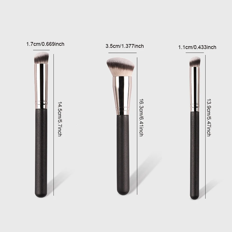 170 Foundation Makeup Brush 270 370 Concealer Brushes Cosmetic Powder Blush Contour Cream Women Face Beauty Make Up Tools