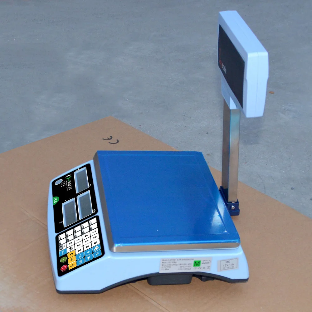 
15kg 30lb capacity Farmers market vegetable balanza electronica digital pricing scale 