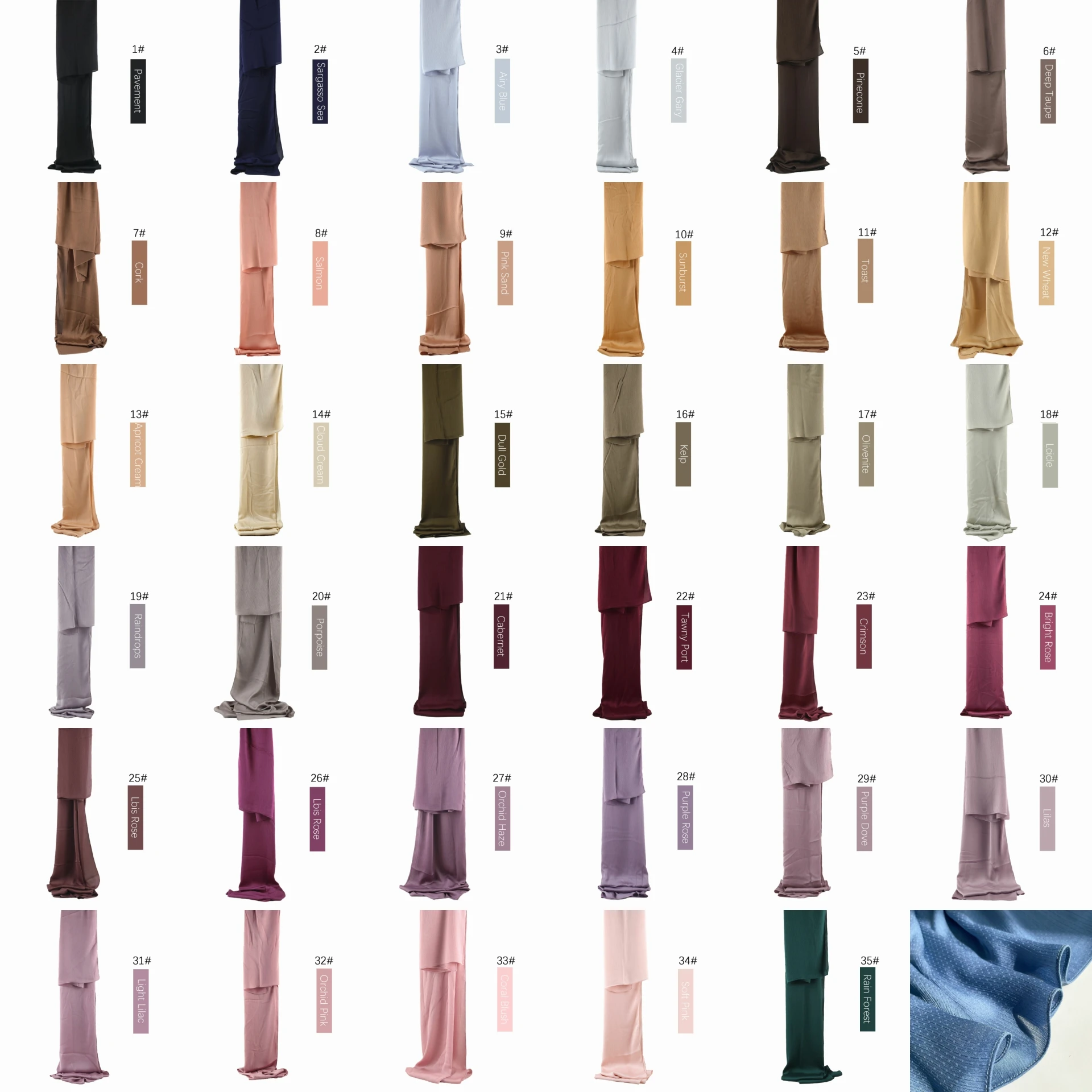 Malaysia hot selling premium Wholesale Women Muslim Textured satin Silk Hijabs satin shawl hijab Soft Silk Scarves