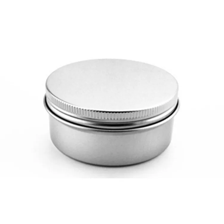 
factory wholesale fast delivery stock aluminium candle tin can with lid 