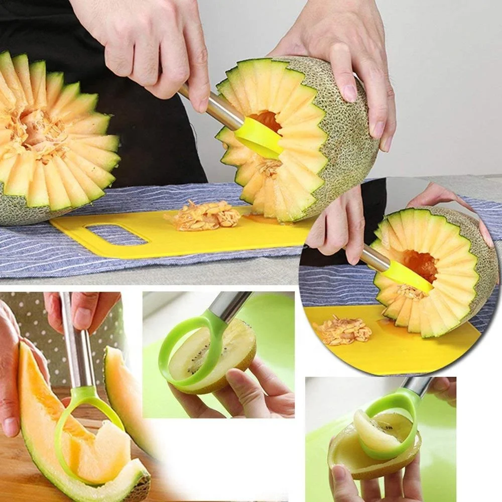 
Kitchen Fruit Carving Garnishing Tool Set Amazon Hot sales Garnish Shape Tool Set/Banana Slicer/Watermelon Slicer Chopping Board 