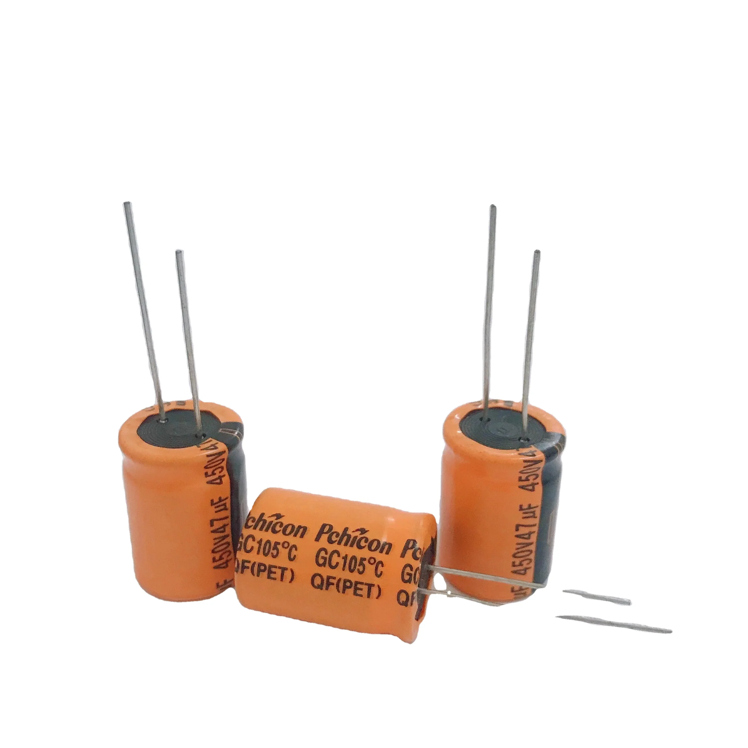 Pchicon 47uf 450v 18*25 GC конденсаторы 10 000 часов Электронный Конденсатор Высоковольтные электролитические конденсаторы