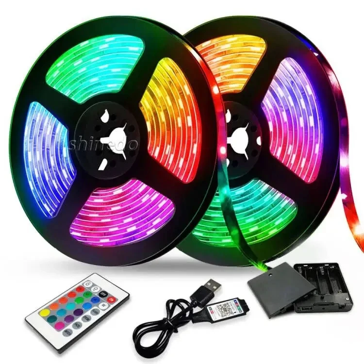 Holiday Light APP Wifi 12v Remote Controlled Flexible SMD 5050 RGB LED Smart Home Light Led Strip Light