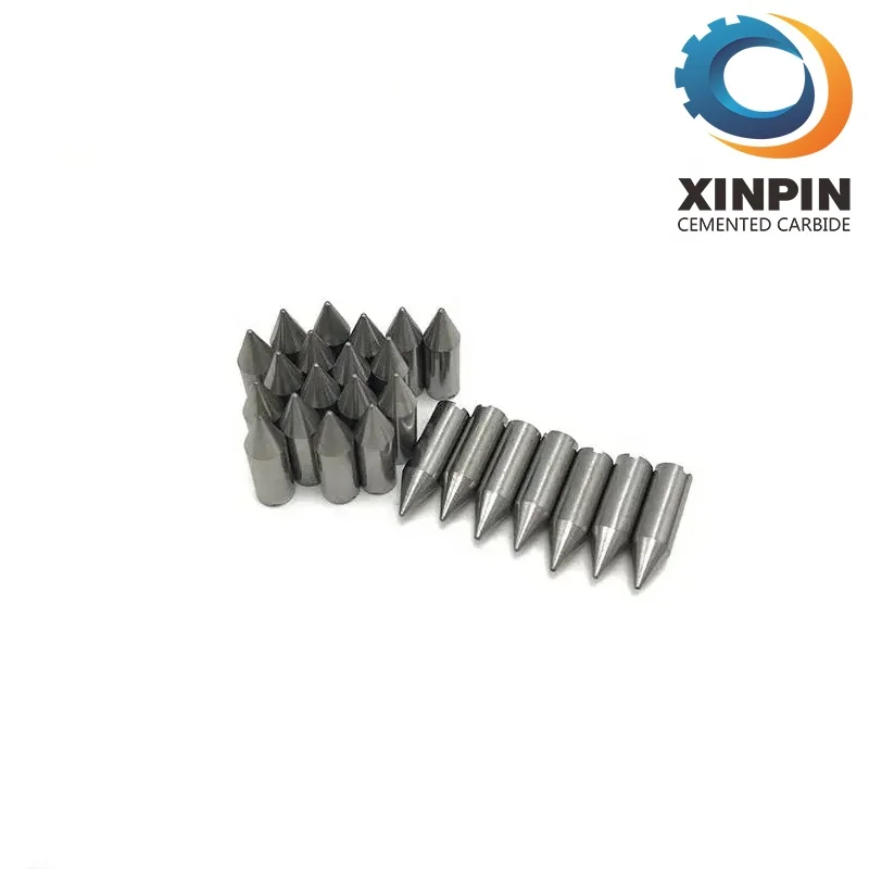 Polished tungsten carbide needles for breaking hammer from Zhuzhou XinpinCarbide