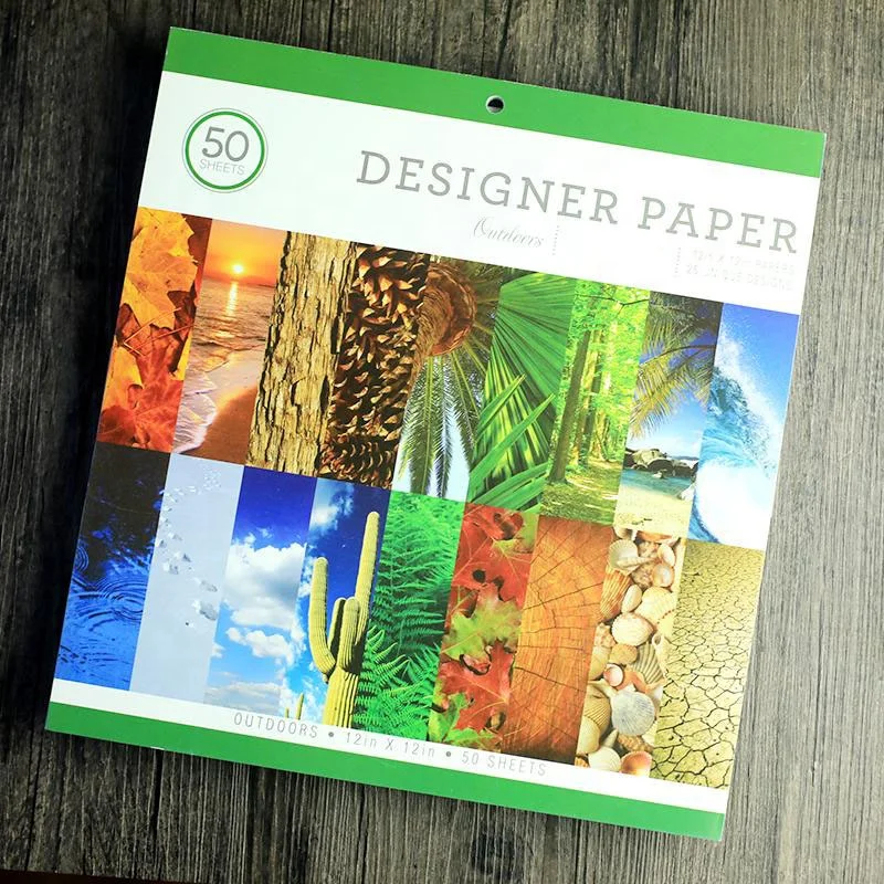 12IN  paper pad for scrapbook album