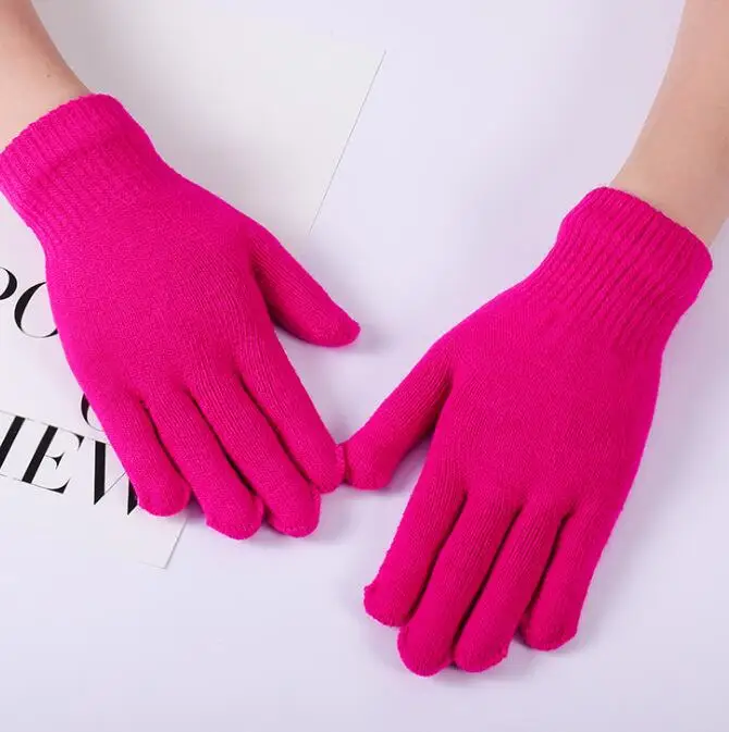 OEM knit magic gloves for adult factory price cheap