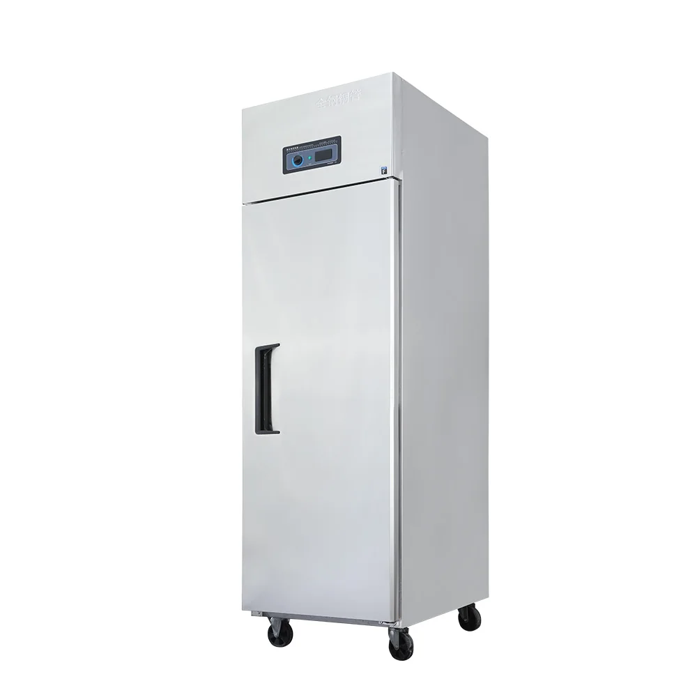 2 Door Hot Sale Direct Cooling Commercial  Stainless Steel Vertical/Upright  Freezer