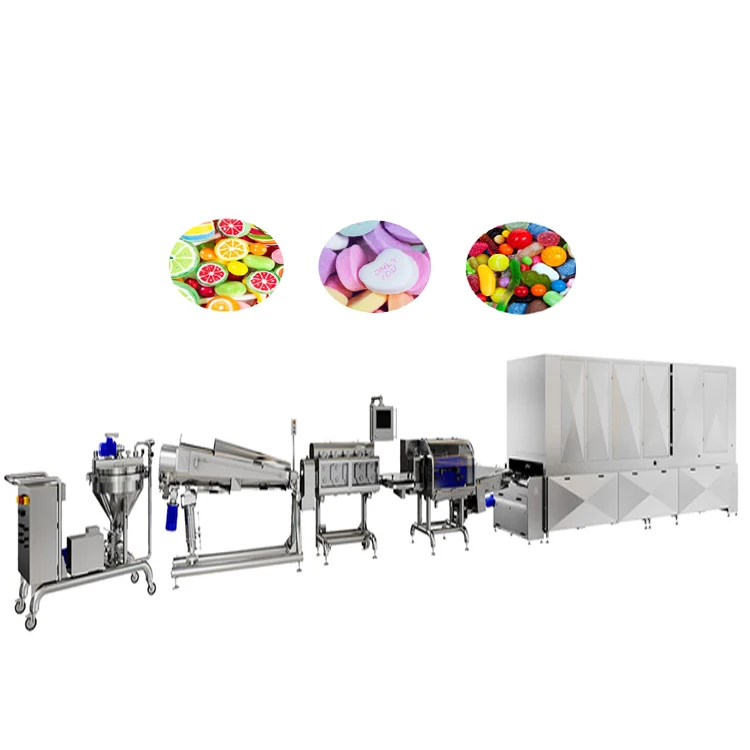 peanut liquorice stone ball candy skittles candy manufacturing production line