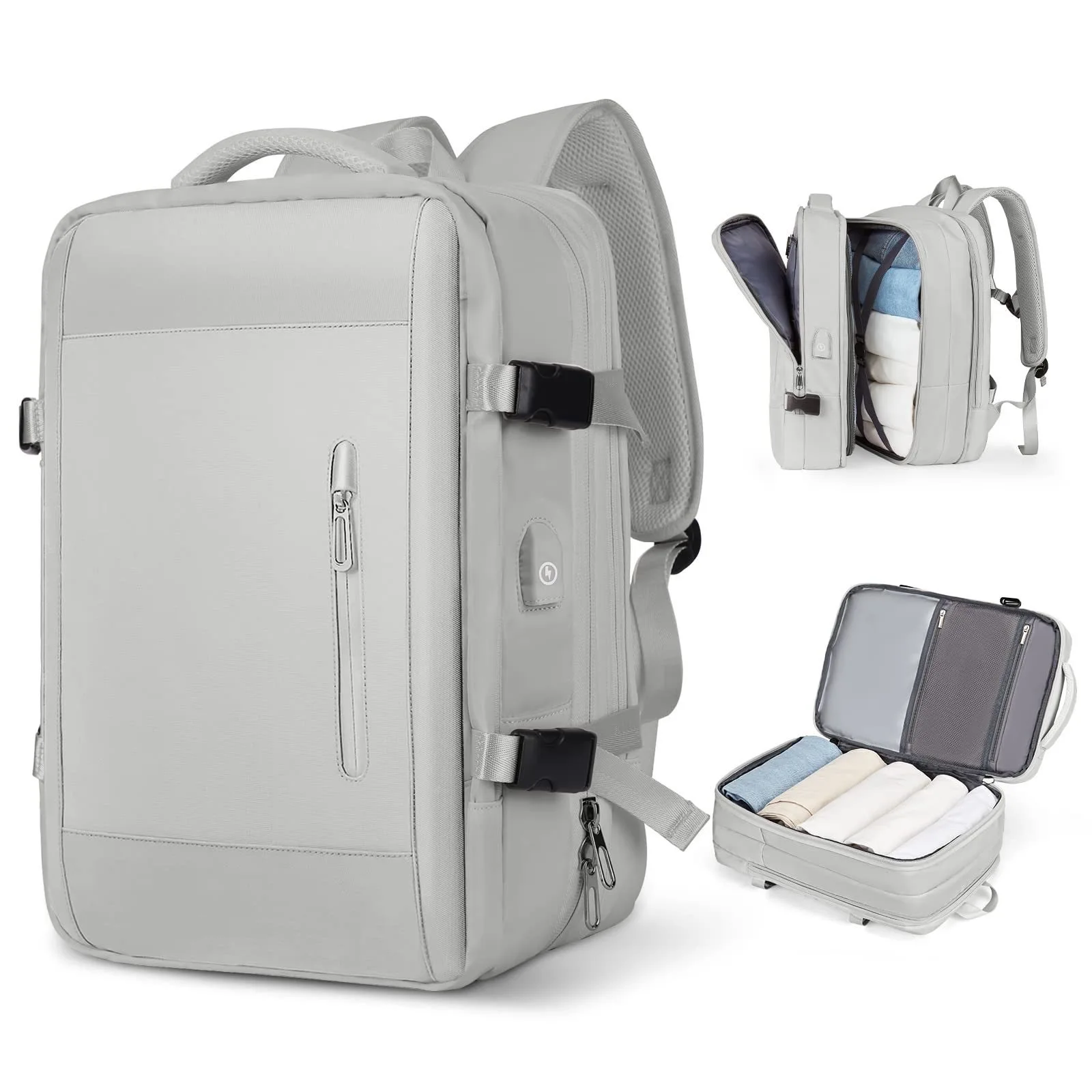 Business Computer Backpacks For College Students Expandable Travel Backpack With Large Capacity Backpack For Travel