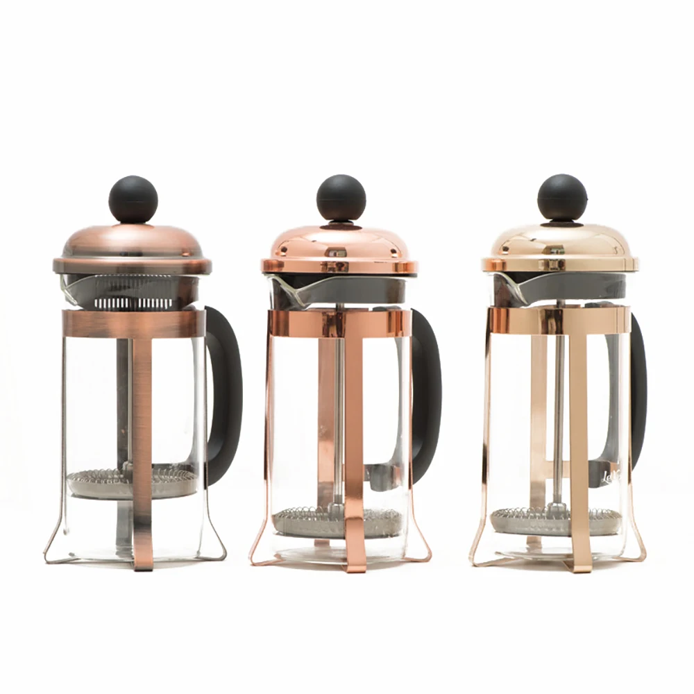 2022 Online Hot New Product Kitchen Tool Glass Stainless Steel Manual French Coffee Press Pot Maker