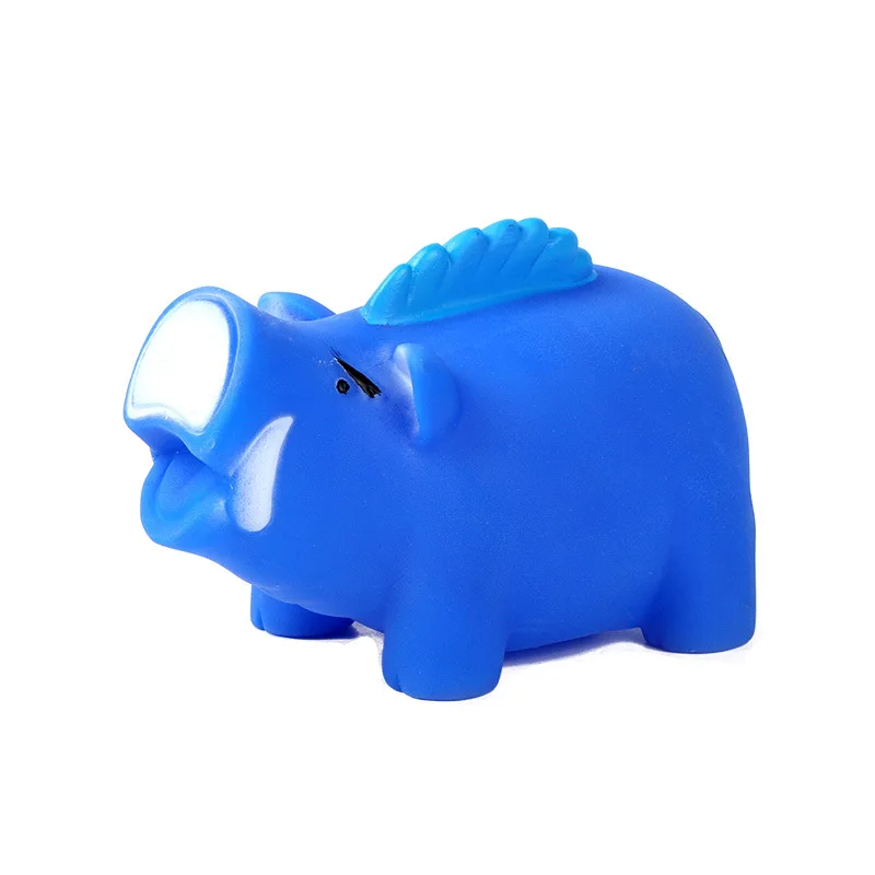 Wholesale Price Plastic Boar Pig Squeak Durable Chew Toy Cute Pet Interactive Toy For Dogs Good Quality Pet Toys