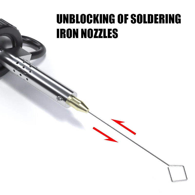 handskit  847  Powerful Electric Desoldering Pump Suction Tin Vacuum Removal Tool Hand Welding Tools Solder Iron Desolder Gun