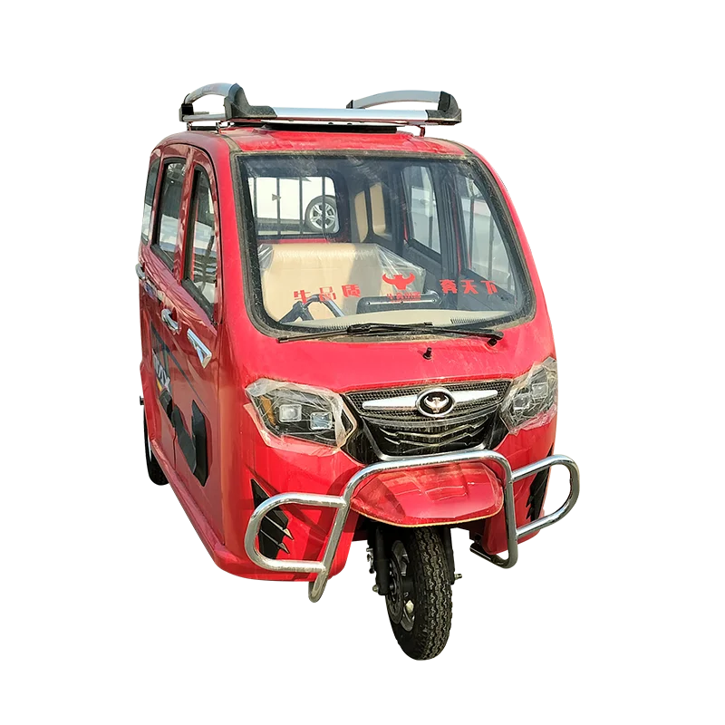 Sell high quality closed cabin cargo motorized tricycles for sale electric passenger tricycle tuk tuk bajaj