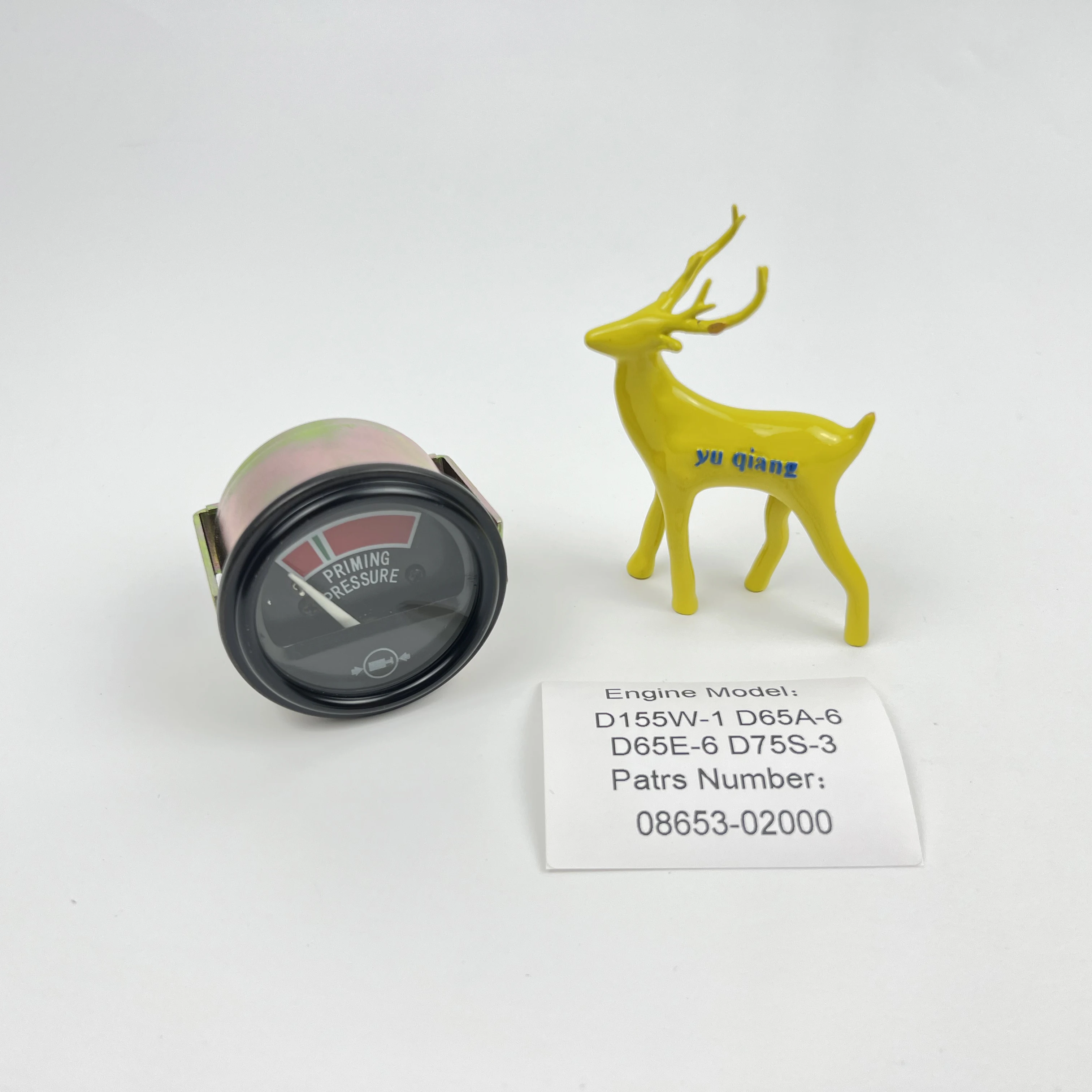 Fuel Pressure Gauge 08653-02000 0865302000 For Komatsu Bulldozer D155W D65A D65E D75S